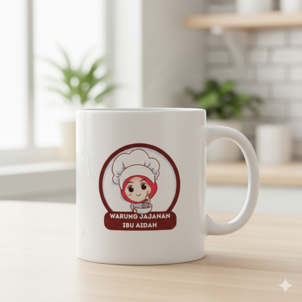 Contoh Desain Mockup Logo